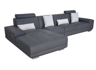 Leather Couch Upholstery Seat Corner Suite Modern Design Sofas Living landscape