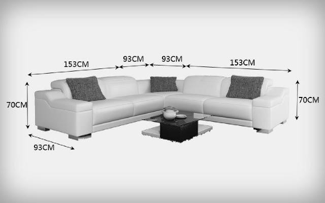 Living landscape Upholstery Corner Sofa with USB Suite Landscape Leather 2711D