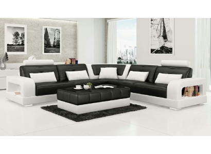 LEATHER SOFA SOFA with USB,Corner sofa "H2209" Sofa set DESIGNER COUCH made to measure