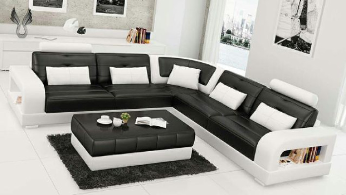LEATHER SOFA SOFA with USB,Corner sofa "H2209" Sofa set DESIGNER COUCH made to measure