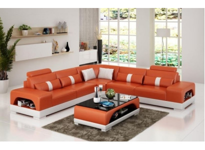 Modern Corner suite Corner sofa Corner sofa Living landscape L-shape XXL Sofa with USB new