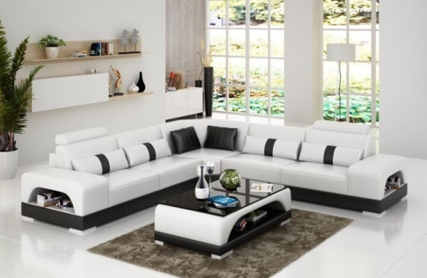 Modern Corner suite Corner sofa Corner sofa Living landscape L-shape XXL Sofa with USB new