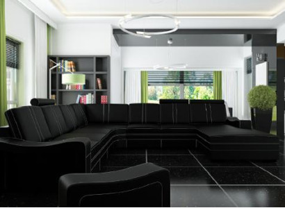 XXL LEATHER SOFA LEATHER COUCH LEATHER CORNER SOFA Living landscape Corner sofa new Suite SOFA