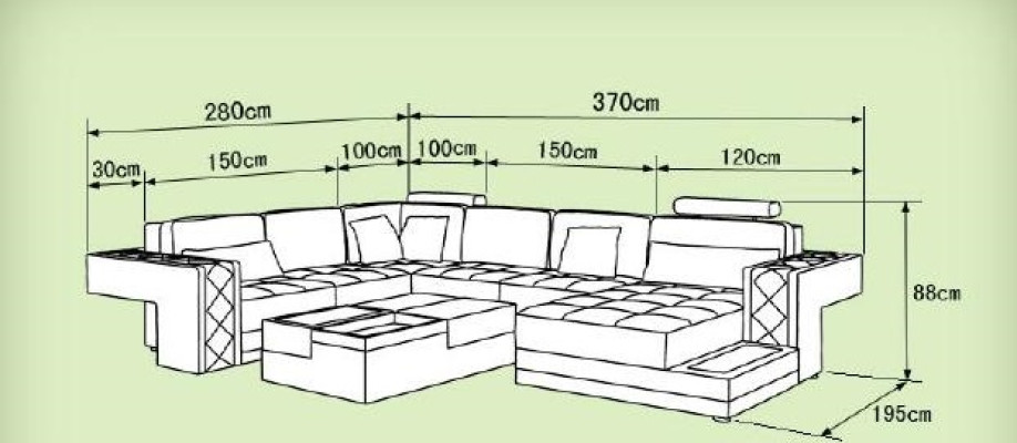 Design leather sofa Corner sofa Corner sofa Upholstery Sofa Corner USB + LED Living landscape