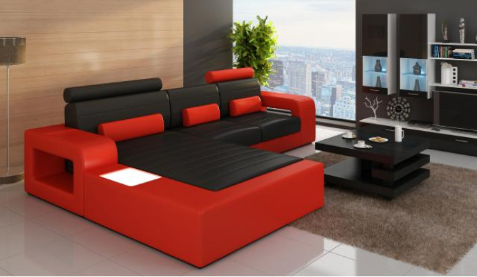 Leather SOFA Suite Corner sofa with USB Corner sofa Suite LEATHER COUCH made to measure