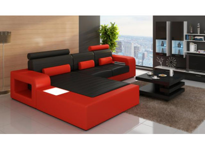 Leather SOFA Suite Corner sofa with USB Corner sofa Suite LEATHER COUCH made to measure