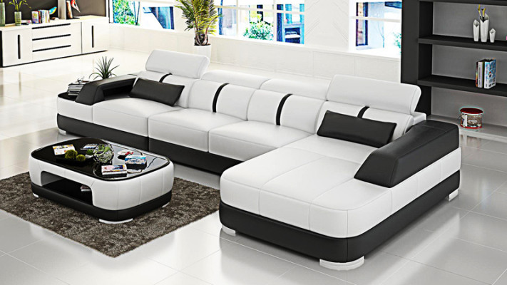 Design Corner sofa L-shape Sofa Couch Upholstery Sofa bed Bed function Textile