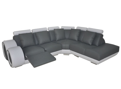 Leather sofa Couch Living landscape Corner Suite Design Modern Sofa + USB new Corner sofa