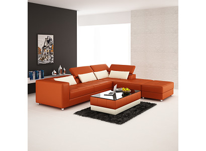 Modern design meets comfort. Modern L-shape sofa for your living room
