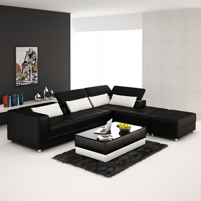 Modern design meets comfort. Modern L-shape sofa for your living room