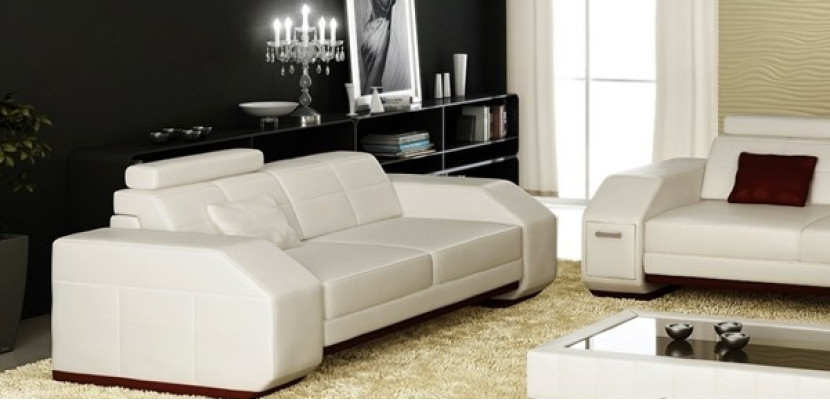 Leather sofa with USB Sofa set 3+2+1 Leather Couch Upholstery Seat Designer Suite