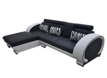 Corner Sofa Leather + USB Corner Suite Living Corner Landscape L-shape Upholstery new Design