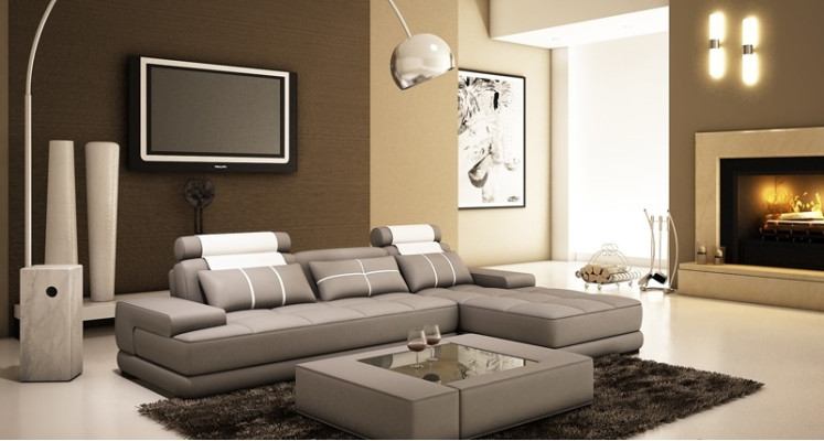 Leather sofa Corner sofa Sofa with USB Upholstery Corner Designer Sofas Couches new Paris S/O