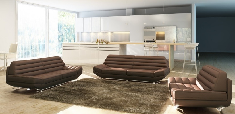 Sofa set 3+2+1 Couch Upholstery Seating Set Sofa Suite Designer KalbachB