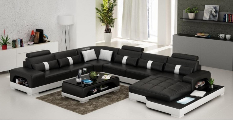 Corner sofa Upholstery Couch Sofa Living landscape Seat Corner Suite Leather Textile Send