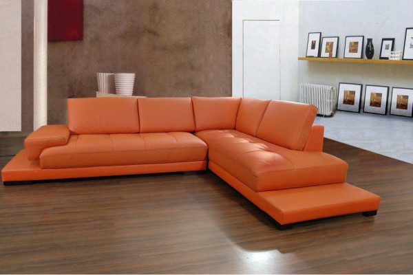 Living landscape Upholstery Corner Corner Sofa with USB Suite Landscape Leather new 1060