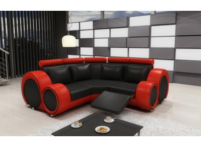 LEATHER SOFA with USB DESIGN Corner sofa BERLIN SOFA Suite Upholstery custom-made new