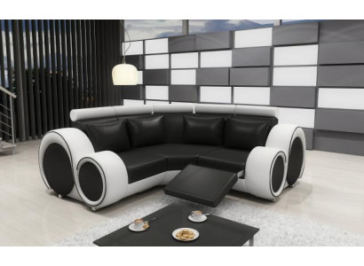Leather sofa Living landscape Couch Design Corner sofa Berlin Sofa Custom made USB