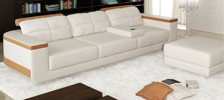 Sofa 3 Seater Textile Sofas Couch Upholstery Luxury Sofa Modern Style Big xxl couchen