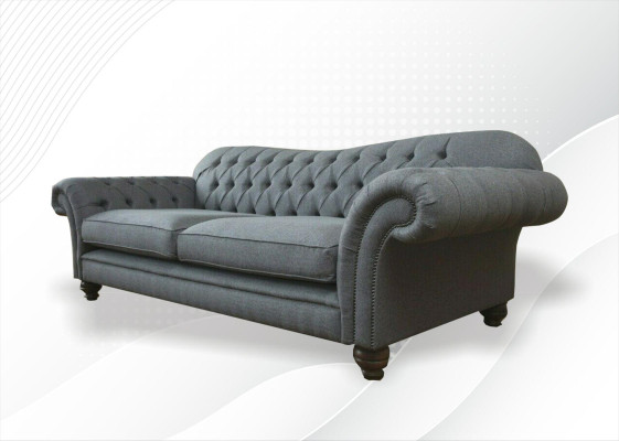 Big Chesterfield Upholstery Sofas Design Luxury Sofa 4 Seater Textile Couches