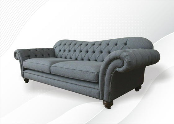 Big Chesterfield Upholstery Sofas Design Luxury Sofa 4 Seater Textile Couches