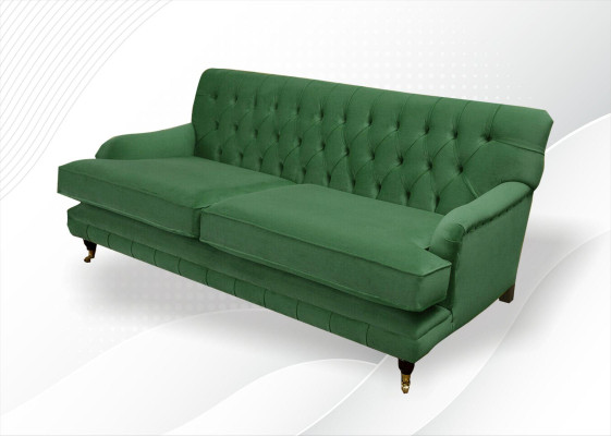 Chesterfield Designer Furniture High Quality Three Seater Couch Upholstery Fabric