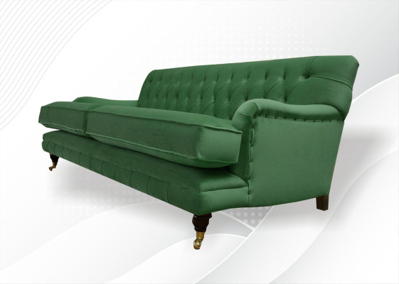 Chesterfield Designer Furniture High Quality Three Seater Couch Upholstery Fabric