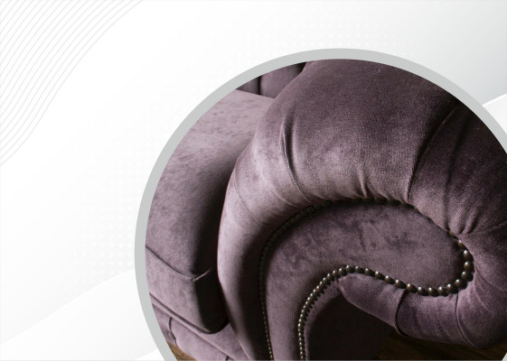 Chesterfield Couch Upholstery Classic r Leather Textile 3 Seater Sofa Three Seater