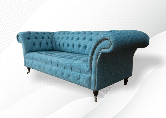 Chesterfield Couch Sofa Upholstery 3 Seater Decorative Couches Seat Suite Sofas