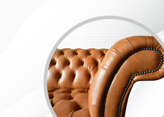 Chesterfield Design Luxury Upholstery Sofa Couch Seat Textile Suite Leather
