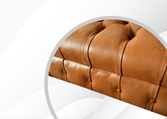 Chesterfield Design Luxury Upholstery Sofa Couch Seat Textile Suite Leather