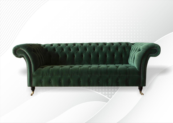 Chesterfield 3 Seater Sofas Upholstery Seat Couch Sofa Suite Big Couches
