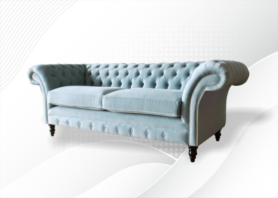 Chesterfield Couch Upholstery Leather Sofa 3 Seater Classic Couches