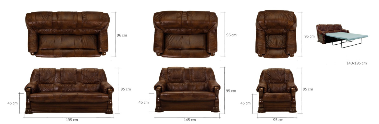 Sofa set Sofa Couch 3+1+1 Suite with Bed function Couch set Upholstery