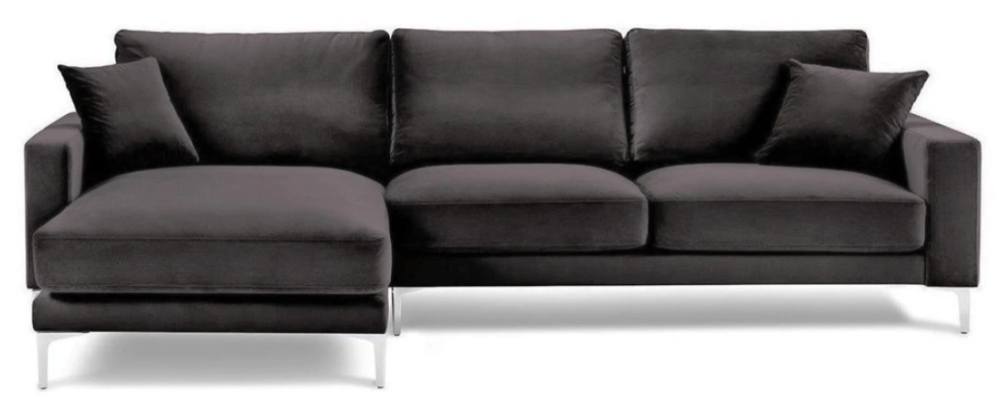 Sofas Italian Furniture Black Corner sofa Living room Design Couches Upholstery Sofa