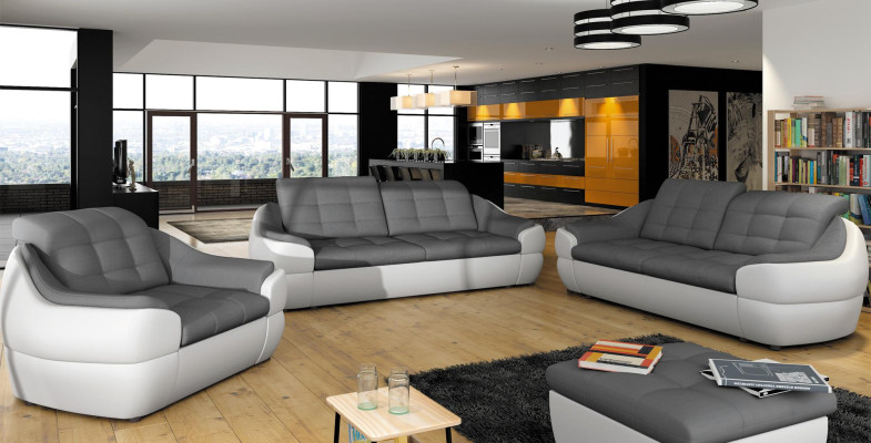 Sofa set Sofa Couch 3+1+1 Suite with Relax Function Couch Set Upholstery
