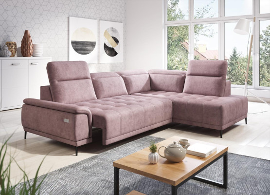 Automatic Corner sofa L-shape Couch Living landscape Suite Design Sofa Fabric