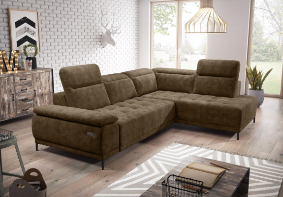 Living landscape Suite Design Sofa Fabric Automatic Corner sofa L-shape Couch