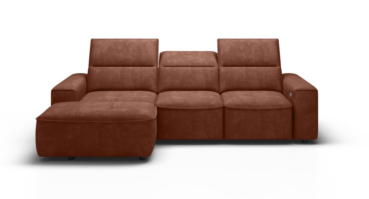 Living landscape Sofa Corner Design Modern Sofa Fabric new Brown Corner sofa L-shape Couch