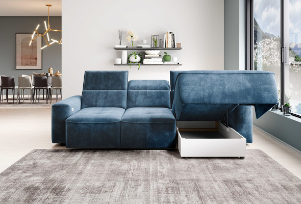Multifunction Corner sofa Gray L-shape Sofa Couch Design Couch Upholstery Textile Modern