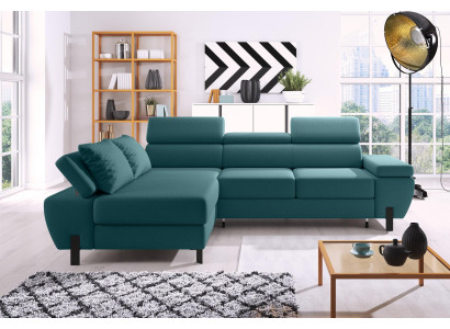 Textile sofa L-shape Couch Living landscape Corner sofa Corner Design Sofa Sofas Couches new