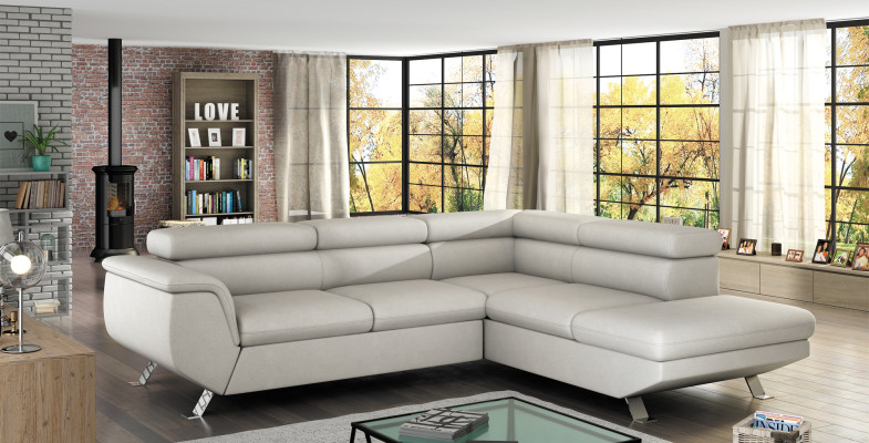 Fabric L-shape Couch Living landscape Corner sofa Decor Suite Modern Design Sofa