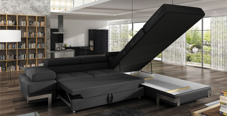 Sofa Sofa bed Designer Sofa with Bed function + bed base Corner sofa Couch new