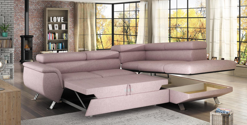 Sofa Sofa bed Designer Sofa with Bed function + bed base Corner sofa Couch new