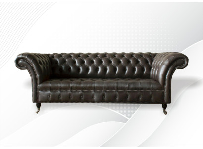 Chesterfield 3 Seater Modern Design Couches Leather Sofa xxl Seat Furniture Furniture Sofas