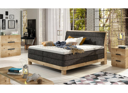 Modern Luxury Beds Upholstery Leather Textile Box Spring Bed Bedroom Bed new