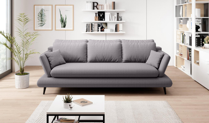 Sofa 3 Seater Fabric Luxury Couch Couches big Upholstery 242cm Designer three seater