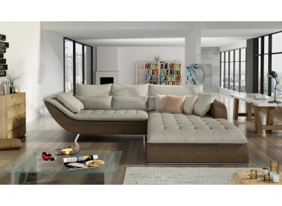 Fabric L-shape Couch Living landscape Decor Corner sofa Suite Modern Design Sofa