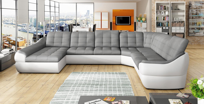 Stylish Modern Sofa Sofa bed Living landscape Corner sofa U Couch new