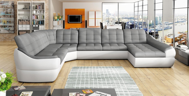 Stylish Modern Sofa Sofa bed Living landscape Corner sofa U Couch new